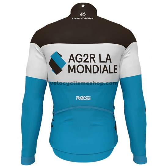 Maillot Cyclisme 2020 AG2R La Mondiale Manches Longues M001