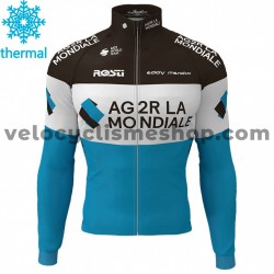 Maillot Cyclisme 2020 AG2R La Mondiale Hiver Thermal Fleece M001