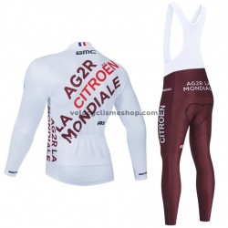 Tenue Maillot M/L + Collant à Bretelles 2021 AG2R Citroen Team M001