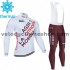 Tenue Maillot M/L + Collant à Bretelles 2021 AG2R Citroen Team Hiver Thermal Fleece M001