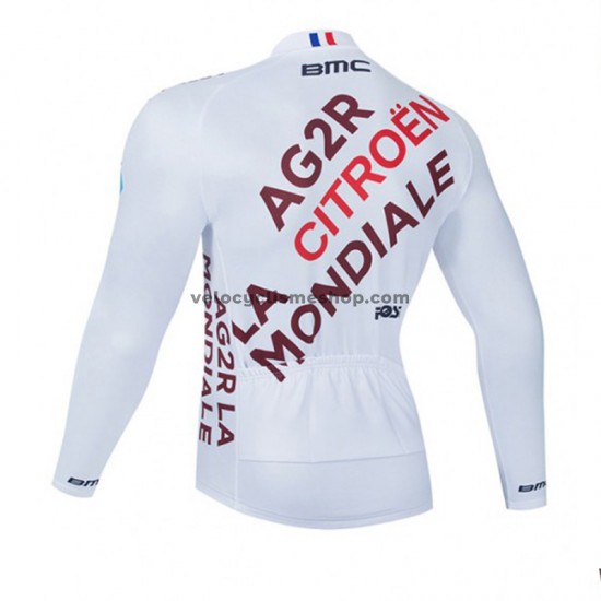 Maillot Cyclisme 2021 AG2R Citroen Team Manches Longues M001
