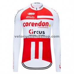 Maillot Cyclisme 2019 Corendon–Circus Manches Longues M001
