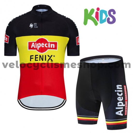 Tenue Maillot + Cuissard 2020 Alpecin–Fenix Enfant M002
