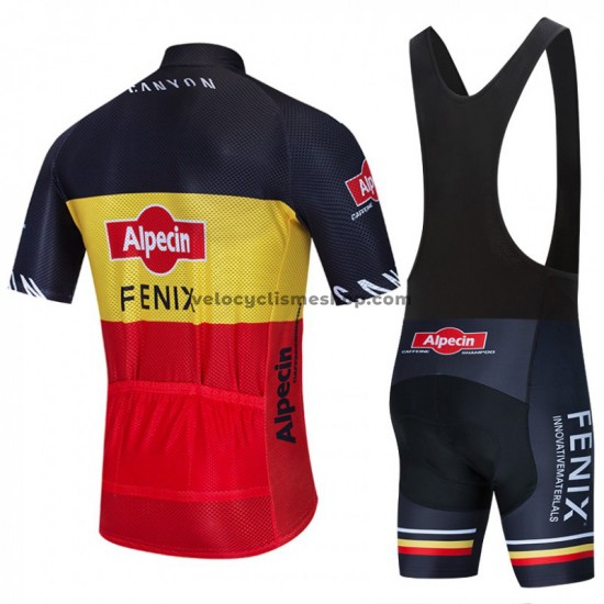 Tenue Maillot + Cuissard à Bretelles 2020 Alpecin–Fenix M002