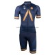 Tenue Maillot + Cuissard à Bretelles 2018 Aqua Blue Sport M001