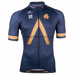 Tenue Maillot + Cuissard à Bretelles 2018 Aqua Blue Sport M001