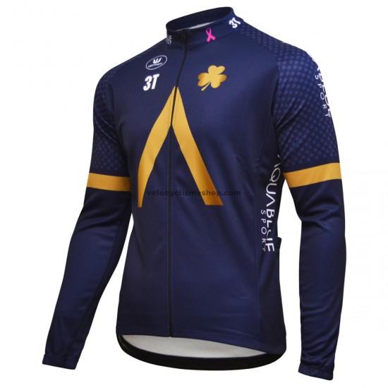 Maillot Cyclisme 2018 Aqua Blue Sport Manches Longues M001
