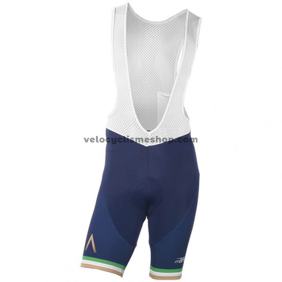 Cuissard Court à Bretelles 2018-2019 Aqua Blue Sport M001