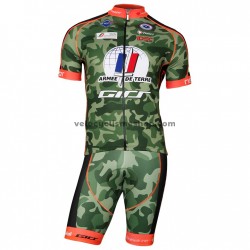 Tenue Maillot + Cuissard à Bretelles 2018 Armee De Terre M001