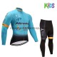 Tenue Maillot M/L + Collant Long 2017 Astana Pro Team Enfant M001
