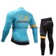 Tenue Maillot M/L + Collant Long 2017 Astana Pro Team Enfant M001