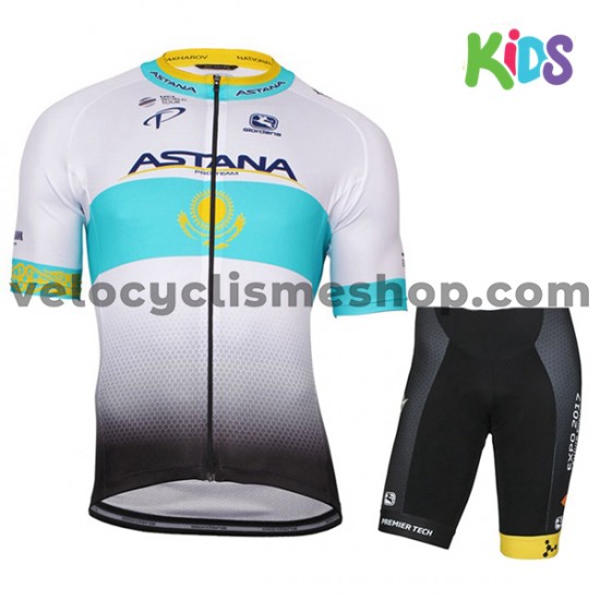 Tenue Maillot + Cuissard 2017 Astana Pro Team Enfant M002