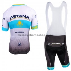 Tenue Maillot + Cuissard à Bretelles 2018 Astana Pro Team M002
