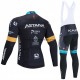 Tenue Maillot M/L + Collant à Bretelles 2020 Astana Pro Team M002