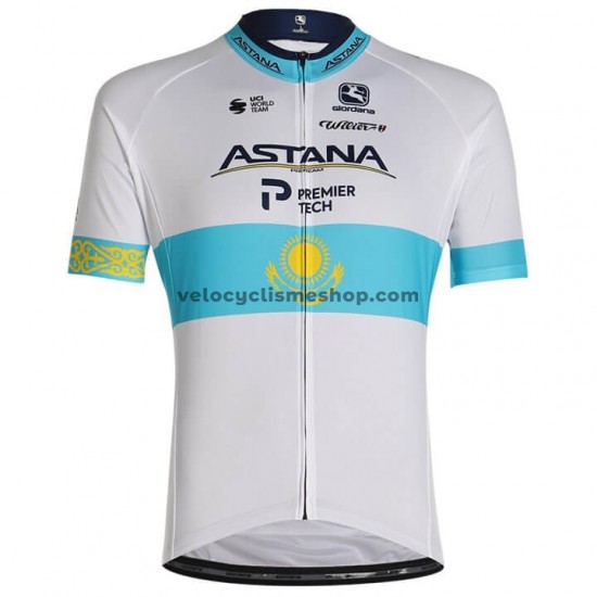 Tenue Maillot + Cuissard à Bretelles 2020 Astana Pro Team M003