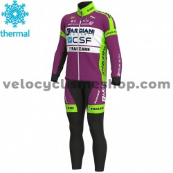 Tenue Maillot M/L + Collant à Bretelles 2020 Bardiani–CSF Hiver Thermal Fleece M001