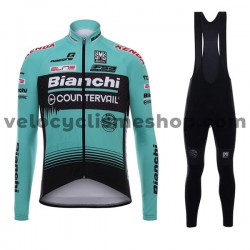 Tenue Maillot M/L + Collant à Bretelles 2017 Bianchi Countervail M001