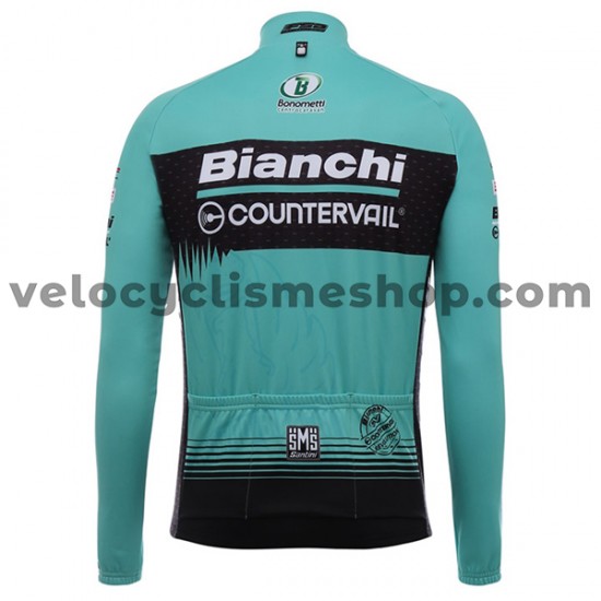 Tenue Maillot M/L + Collant à Bretelles 2017 Bianchi Countervail M001