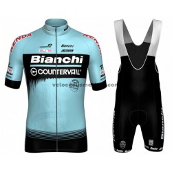 Tenue Maillot + Cuissard à Bretelles 2018 Bianchi Countervail M001