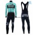 Tenue Maillot M/L + Collant à Bretelles 2018 Bianchi Countervail Hiver Thermal Fleece M001