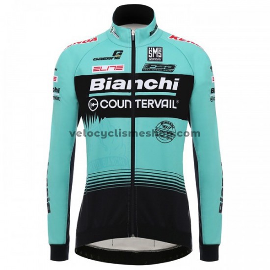 Maillot Cyclisme 2018 Bianchi Countervail Manches Longues M001