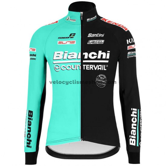 Maillot Cyclisme 2020 Bianchi Countervail Manches Longues M001