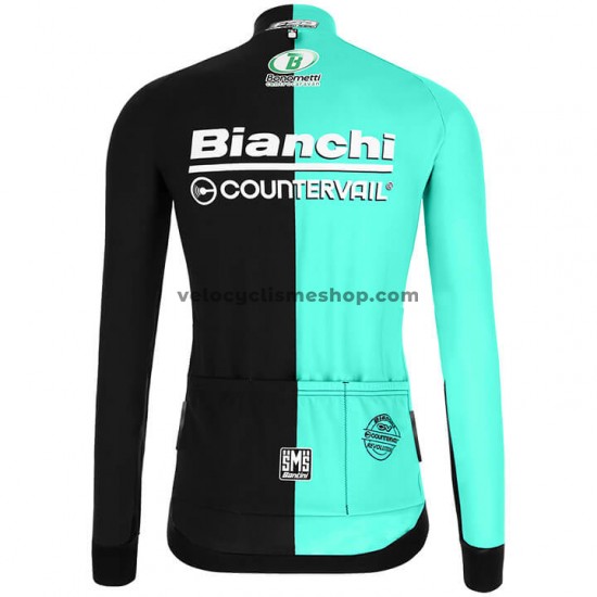 Tenue Maillot M/L + Collant à Bretelles 2020 Bianchi Countervail M001