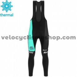 Collant à Bretelles 2020 Bianchi Countervail Hiver Thermal Fleece M001