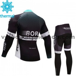 Tenue Maillot M/L + Collant Long 2017 Bora-Hansgrohe Enfant Hiver Thermal Fleece M001