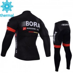 Tenue Maillot M/L + Collant Long 2017 Bora-Hansgrohe Enfant Hiver Thermal Fleece M003
