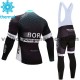 Tenue Maillot M/L + Collant à Bretelles 2017 Bora-Hansgrohe Hiver Thermal Fleece M001