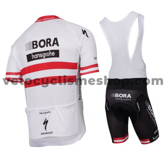 Tenue Maillot + Cuissard à Bretelles 2017-18 Bora-Hansgrohe M005