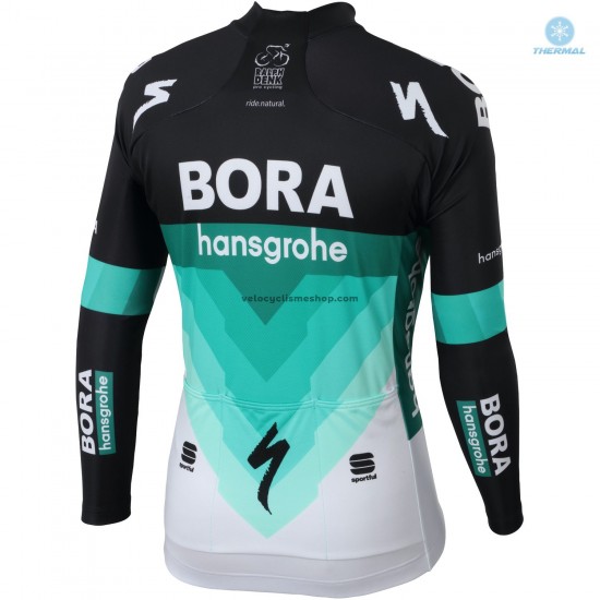 Maillot Cyclisme 2018 Bora Hansgrohe Hiver Thermal Fleece M001