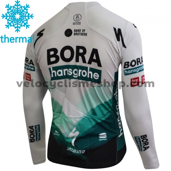 Maillot Cyclisme 2021 BORA-hansgrohe Hiver Thermal Fleece M001