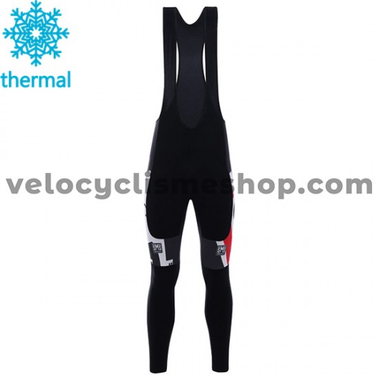 Tenue Maillot M/L + Collant à Bretelles 2017 Cinelli Chrome Hiver Thermal Fleece M001