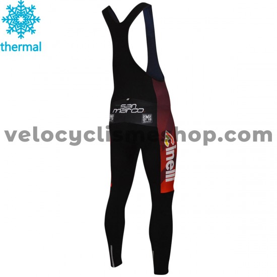 Collant à Bretelles 2018 Cinelli Chrome Hiver Thermal Fleece M001