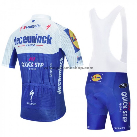Tenue Maillot + Cuissard à Bretelles 2020 Deceuninck–Quick-Step M001