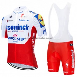 Tenue Maillot + Cuissard à Bretelles 2020 Deceuninck–Quick-Step M003