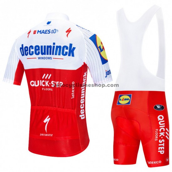 Tenue Maillot + Cuissard à Bretelles 2020 Deceuninck–Quick-Step M003