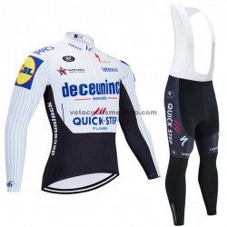 Tenue Maillot M/L + Collant à Bretelles 2020 Deceuninck–Quick-Step M004