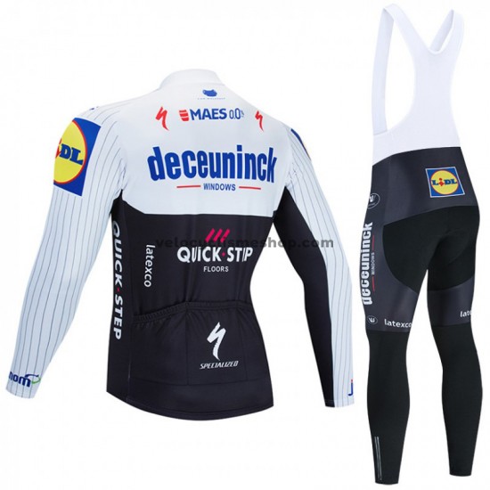 Tenue Maillot M/L + Collant à Bretelles 2020 Deceuninck–Quick-Step M004
