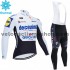 Tenue Maillot M/L + Collant à Bretelles 2020 Deceuninck–Quick-Step Hiver Thermal Fleece M004