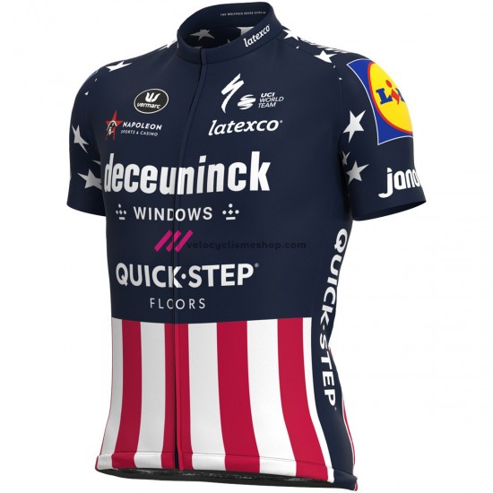 Maillot Cyclisme 2021 Deceuninck-Quick-Step M004