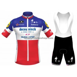 Tenue Maillot + Cuissard à Bretelles 2021 Deceuninck–Quick-Step M001