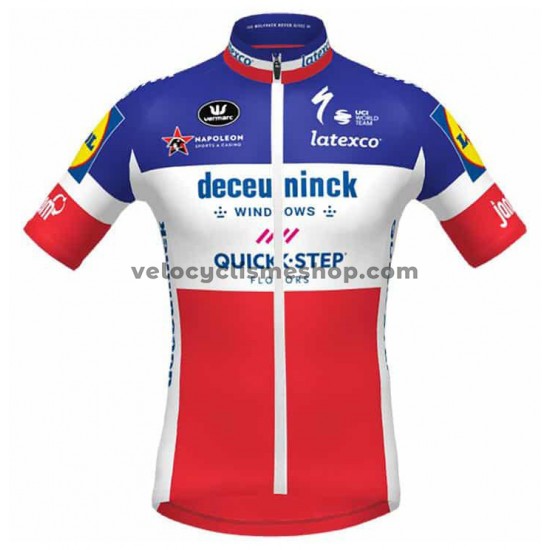 Tenue Maillot + Cuissard à Bretelles 2021 Deceuninck–Quick-Step M001