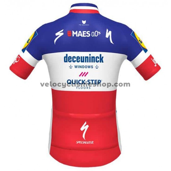 Tenue Maillot + Cuissard à Bretelles 2021 Deceuninck–Quick-Step M001