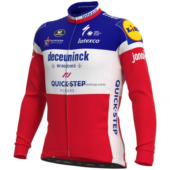 Maillot Cyclisme 2021 Deceuninck–Quick-Step Manches Longues M001