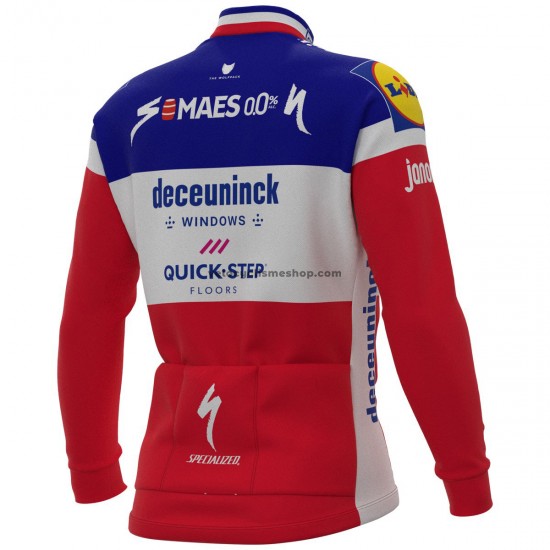 Maillot Cyclisme 2021 Deceuninck–Quick-Step Manches Longues M001