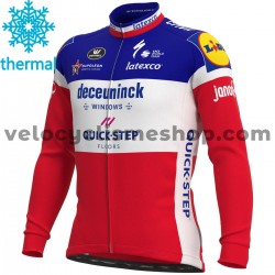 Maillot Cyclisme 2021 Deceuninck–Quick-Step Hiver Thermal Fleece M001