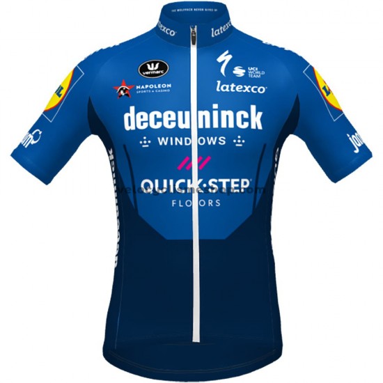 Tenue Maillot + Cuissard à Bretelles 2021 Deceuninck–Quick-Step M003